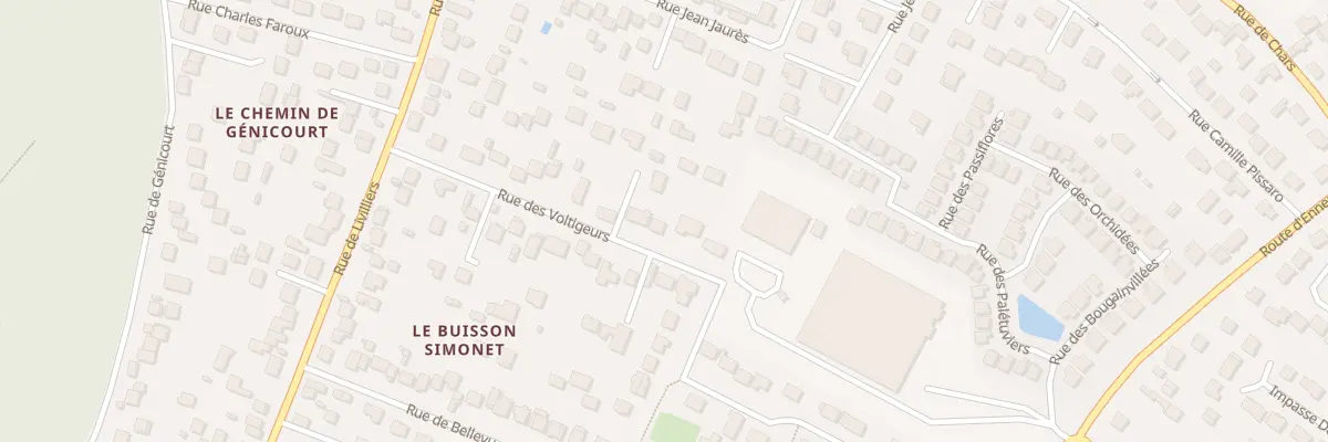 Plan du 17Q Rue des Voltigeurs à Osny