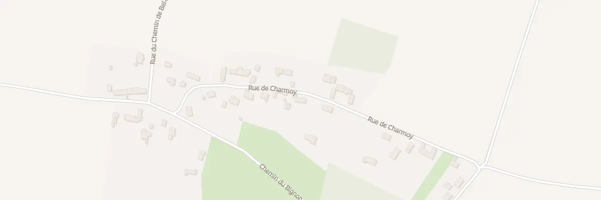 Plan du 122 Rue de Charmoy à Vennecy
