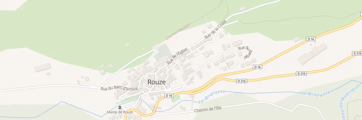 Plan du 6 Le Village à Rouze