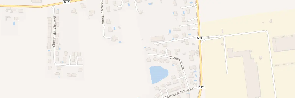 Plan du 21 Che du Lac à Terssac