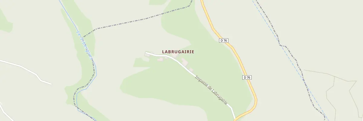 Plan du 5001 Labrugairie à Sabadel-Latronquière