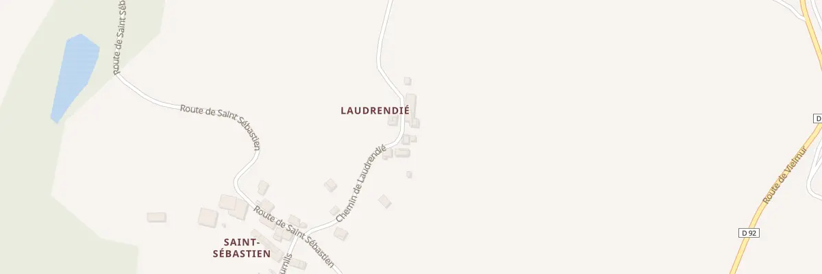 Plan du 176 Che de Laudrendié à Puylaurens