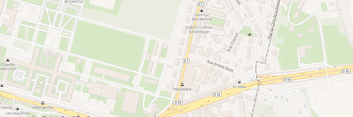 Plan du 5B Rue du Docteur Vaillant à Saint-Cyr-l’École