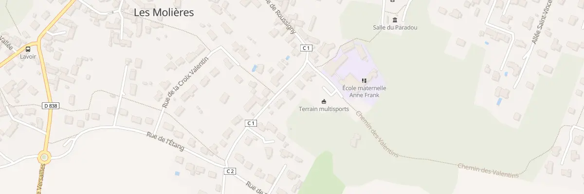 Plan du 25 Rue de Roussigny aux Molières