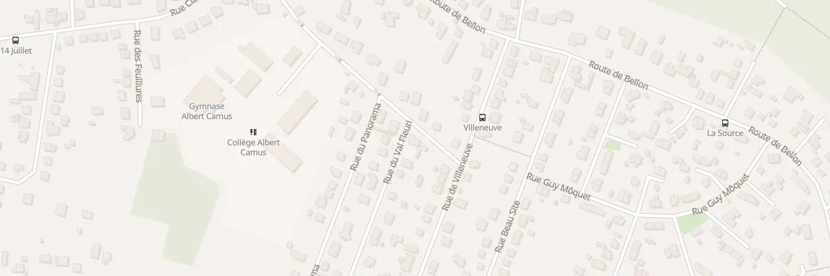 Plan du 1 Rue du Val Fleury à Vierzon