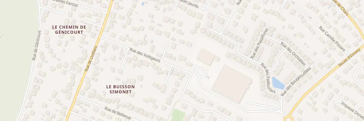 Plan du 19 Rue des Voltigeurs à Osny