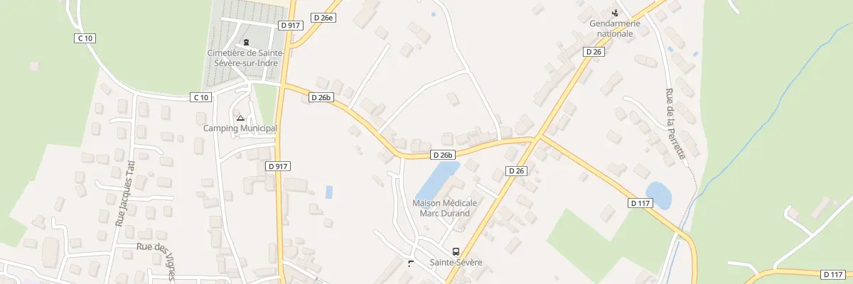 Plan du 17 Rue du Vatican à Sainte-Sévère-sur-Indre