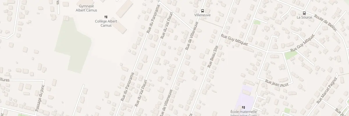 Plan du 32 Rue de Villeneuve à Vierzon