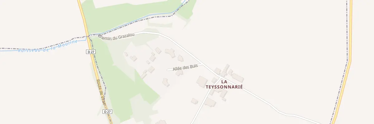 Plan du 60 All des Buis à Labastide-Gabausse