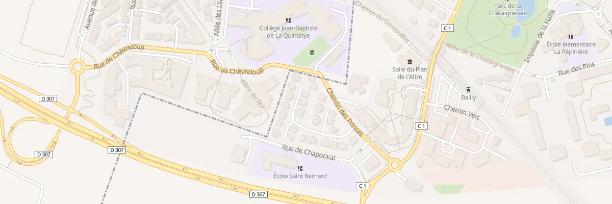 Plan du 22 Clos du Moustier à Bailly