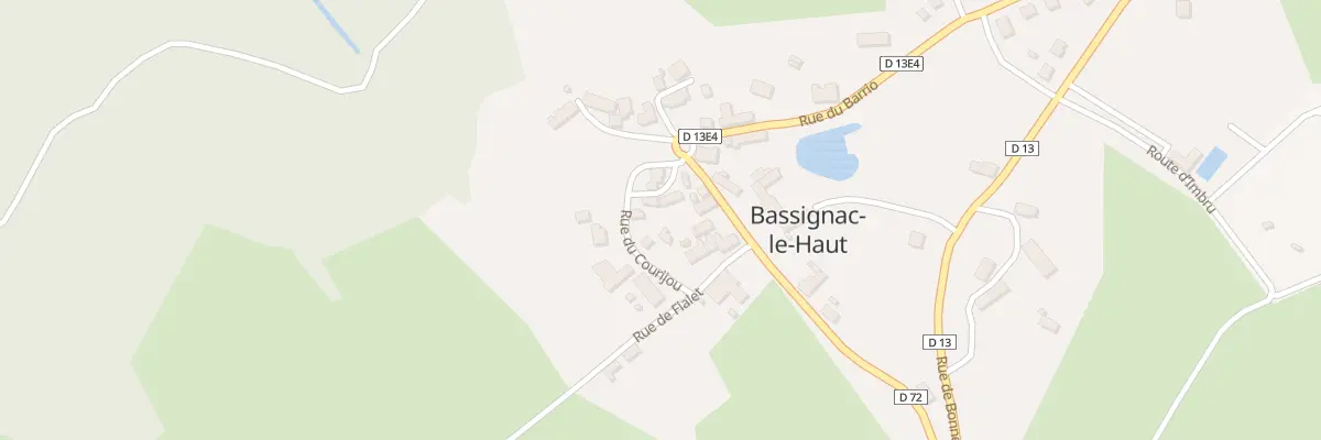 Plan du 1 Rue du Courijou à Bassignac-le-Haut