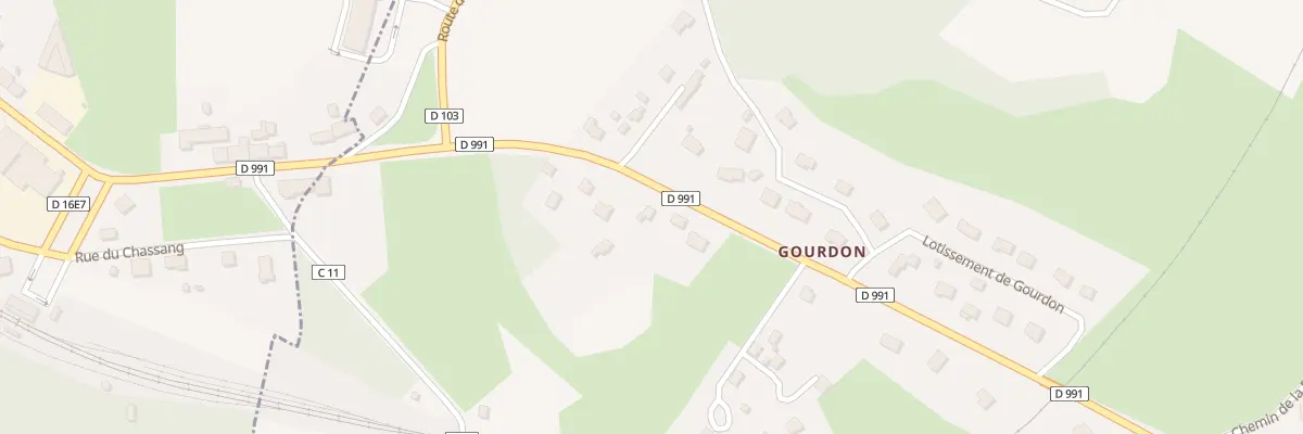 Plan du 5162 Gourdon à Moustier-Ventadour