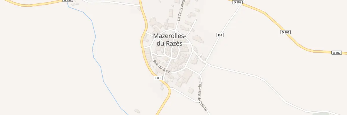 Plan du 39 Le Village à Mazerolles-du-Razès