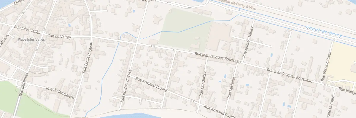 Plan du 2 Rue Diderot à Vierzon