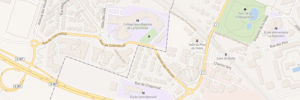 Plan du 28 Clos du Moustier à Bailly