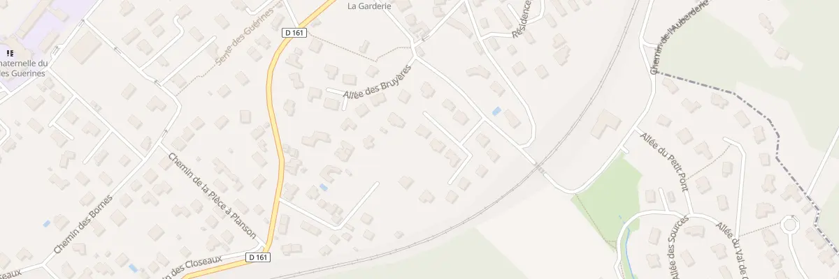 Plan du 7 All Uguet à L’Étang-la-Ville