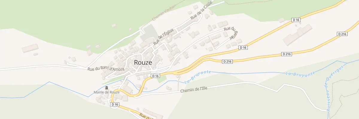 Plan du 86 Le Village à Rouze