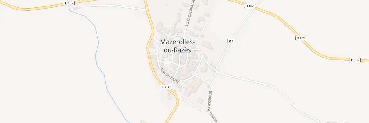 Plan du 5000 Rue du Chardonnay à Mazerolles-du-Razès