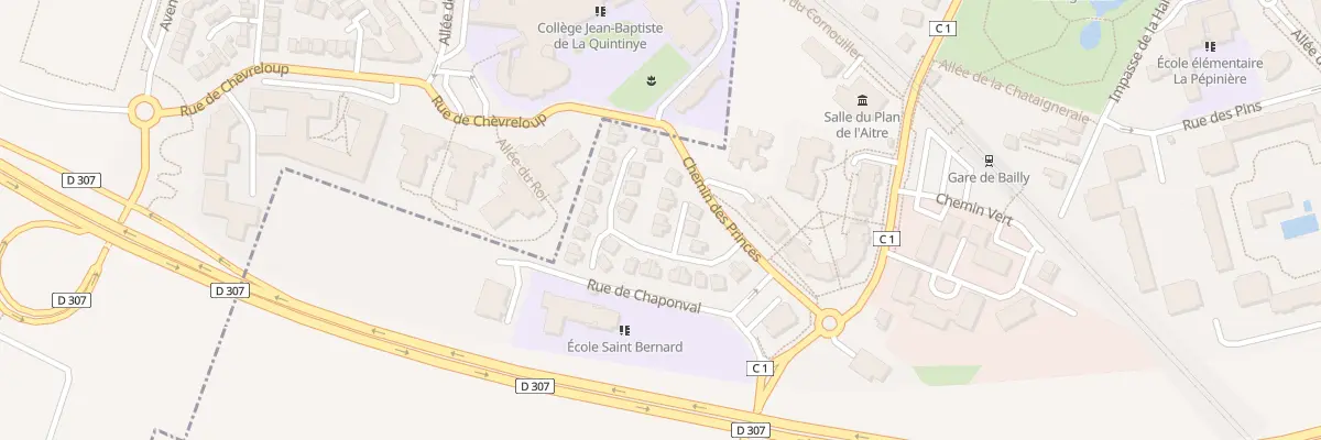 Plan du 14 Clos du Moustier à Bailly