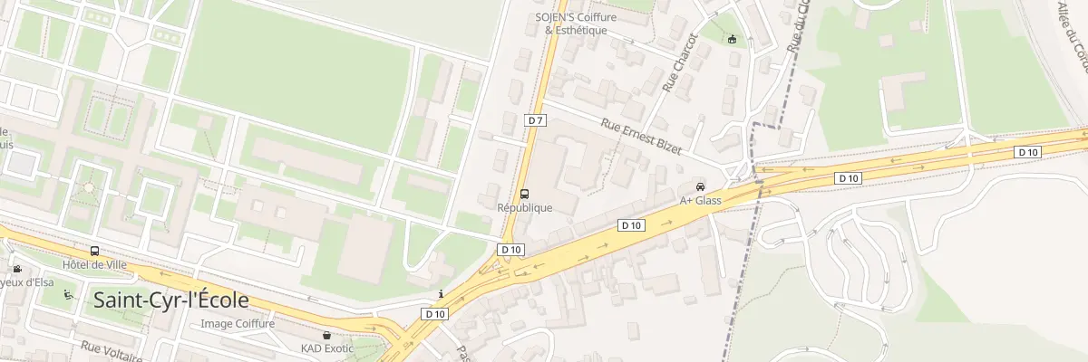 Plan du 6 Rue du Docteur Vaillant à Saint-Cyr-l’École