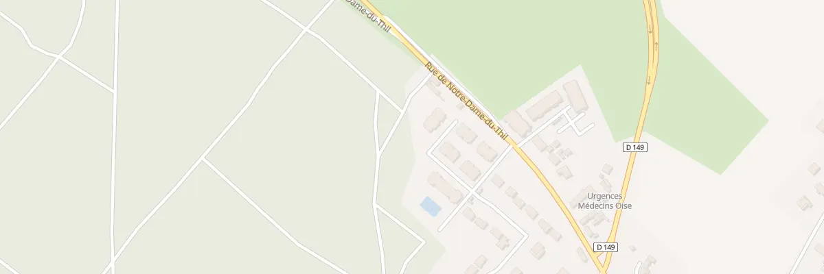 Plan du 247 Rue de Notre-Dame du Thil à Beauvais