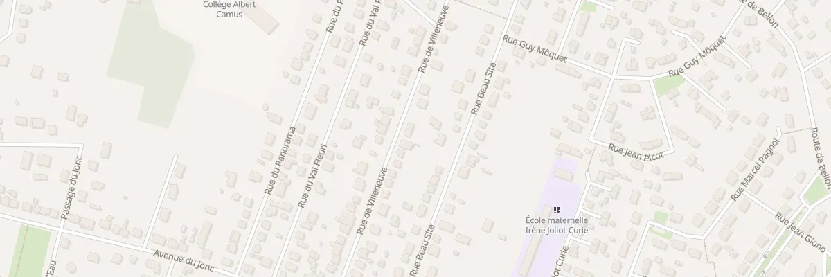 Plan du 39 Rue de Villeneuve à Vierzon