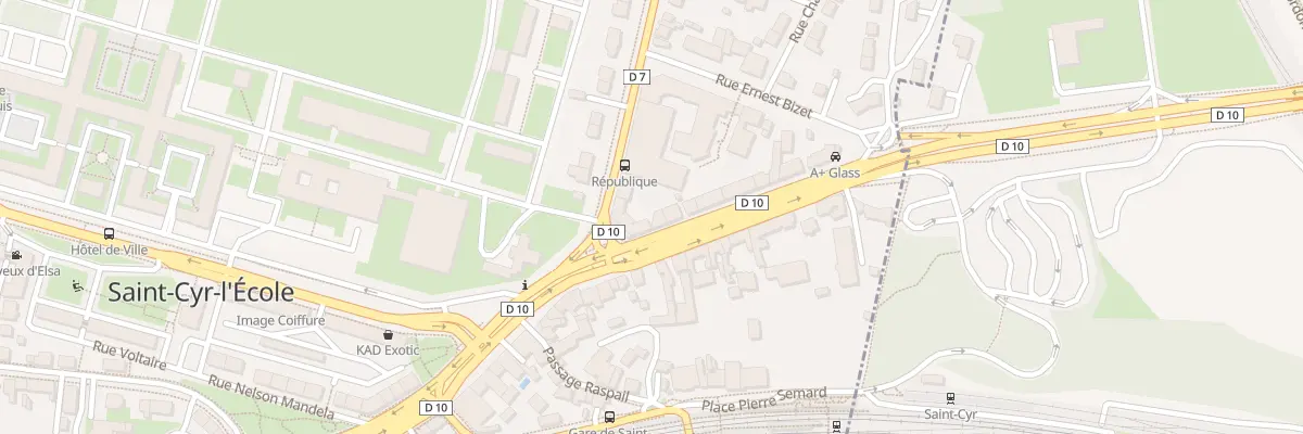 Plan du 2 Rue du Docteur Vaillant à Saint-Cyr-l’École
