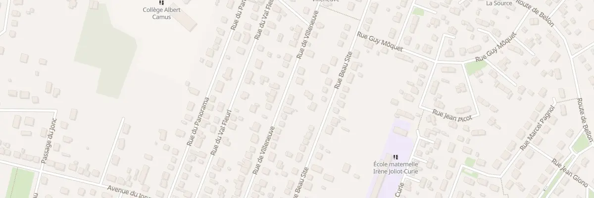 Plan du 37 Rue de Villeneuve à Vierzon