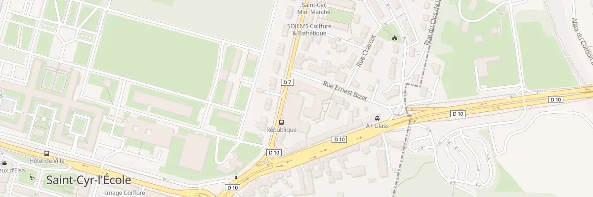 Plan du 12 Rue du Docteur Vaillant à Saint-Cyr-l’École