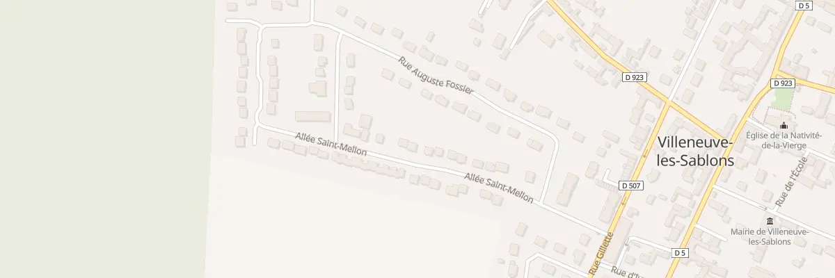 Plan du 19 Rue Saint Mellon à Villeneuve-les-Sablons