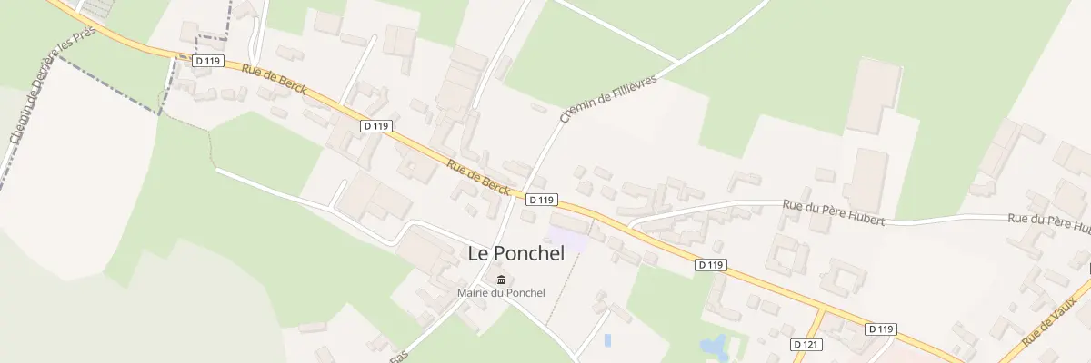Plan du 37 Rue de Berck au Ponchel