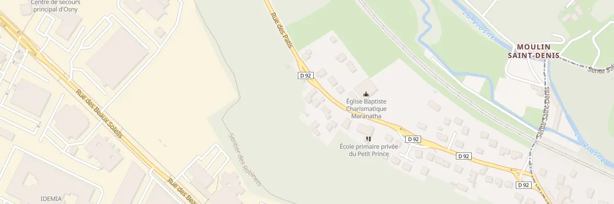 Plan du 21 Rue des Pâtis à Osny