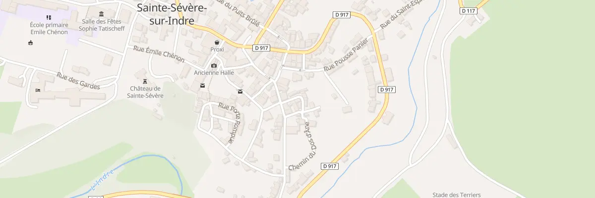 Plan du 4 Rue du Dos d’Ane à Sainte-Sévère-sur-Indre