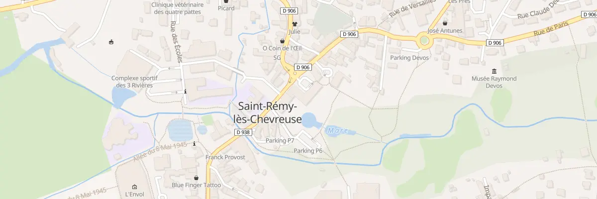 Plan du 1 Rue de la République à Saint-Rémy-lès-Chevreuse