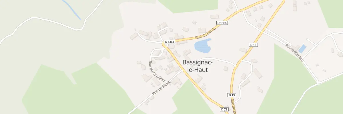 Plan du 5022 Le Bourg à Bassignac-le-Haut