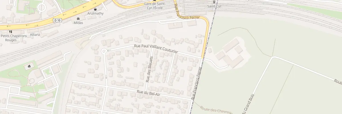 Plan du 11 Rue P Vaillant Couturier à Saint-Cyr-l’École