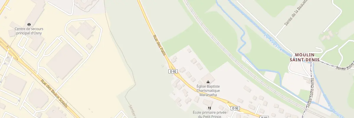 Plan du 48 Rue des Pâtis à Osny