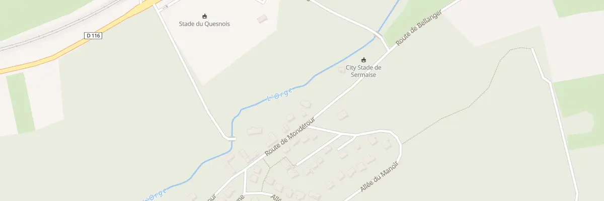 Plan du 28 Rue du Moulin Rocher à Sermaise