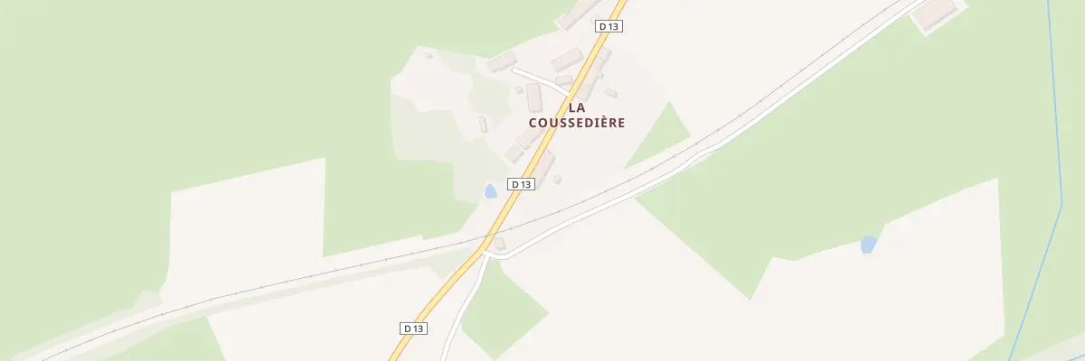 Plan du 8 La Coussediere à Cressat