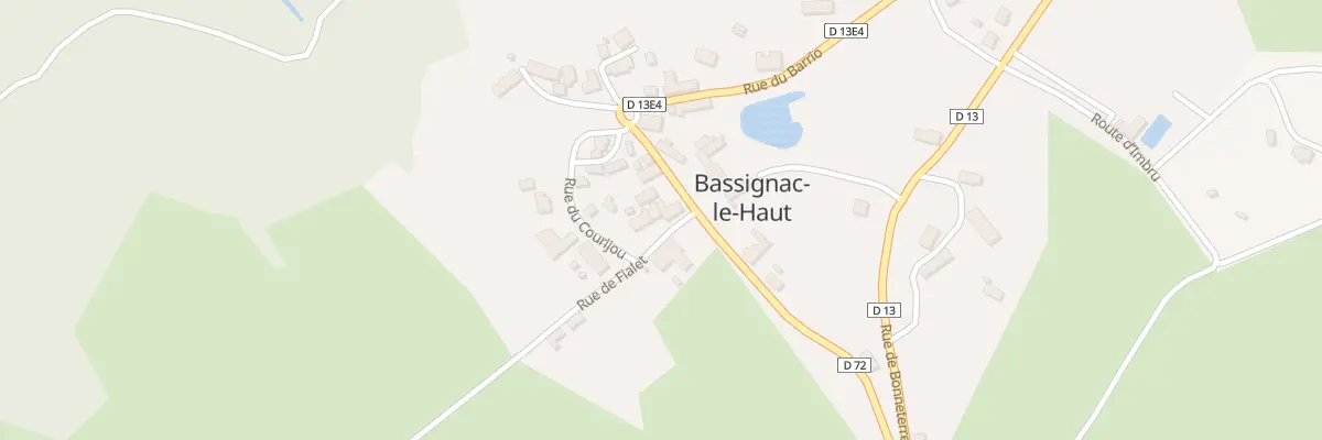 Plan du 4 Rue du Fialet à Bassignac-le-Haut