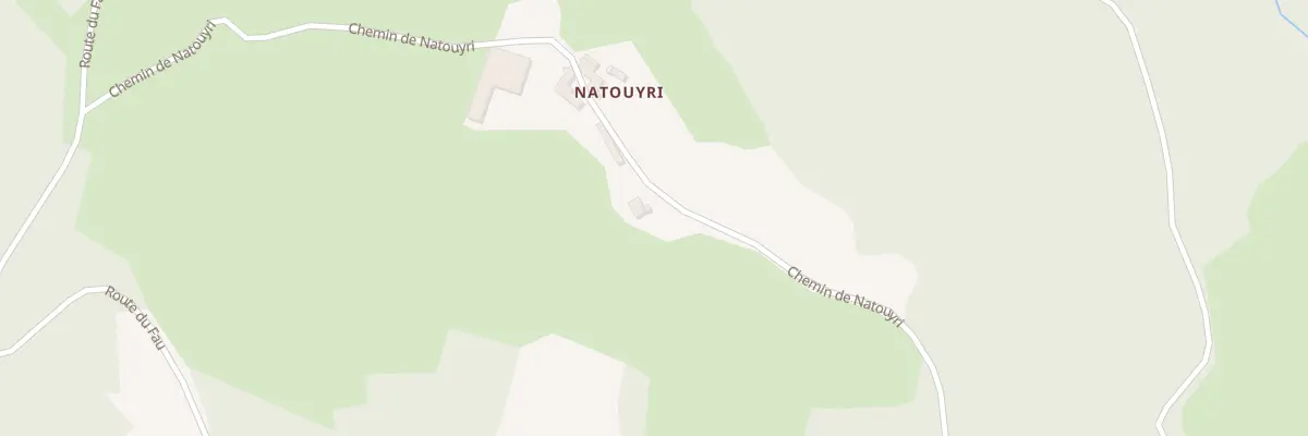 Plan du 723 Che de Natouyri à Montirat
