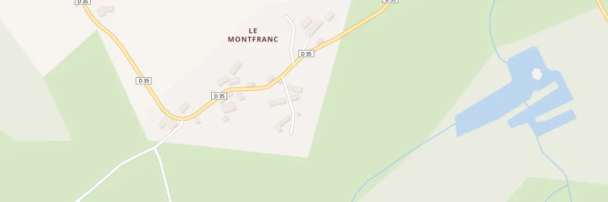 Plan du 1 Le Montfranc à La Nouaille