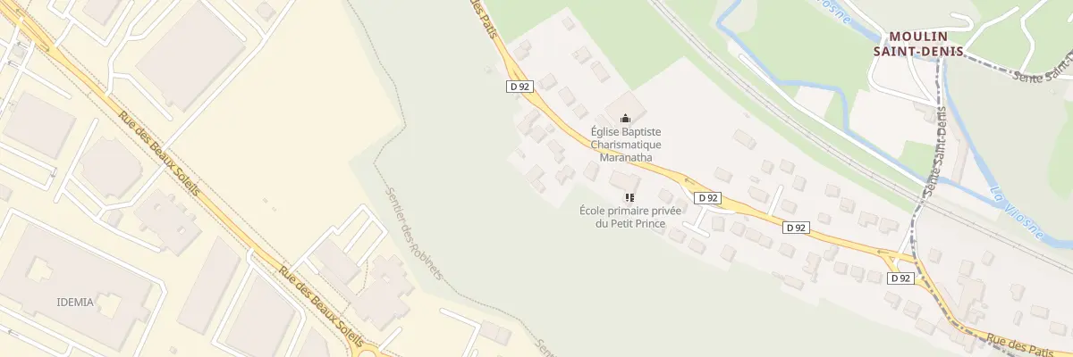 Plan du 25 Rue des Pâtis à Osny