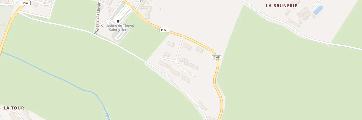 Plan du 5258 Les Forgetteries à Thevet-Saint-Julien