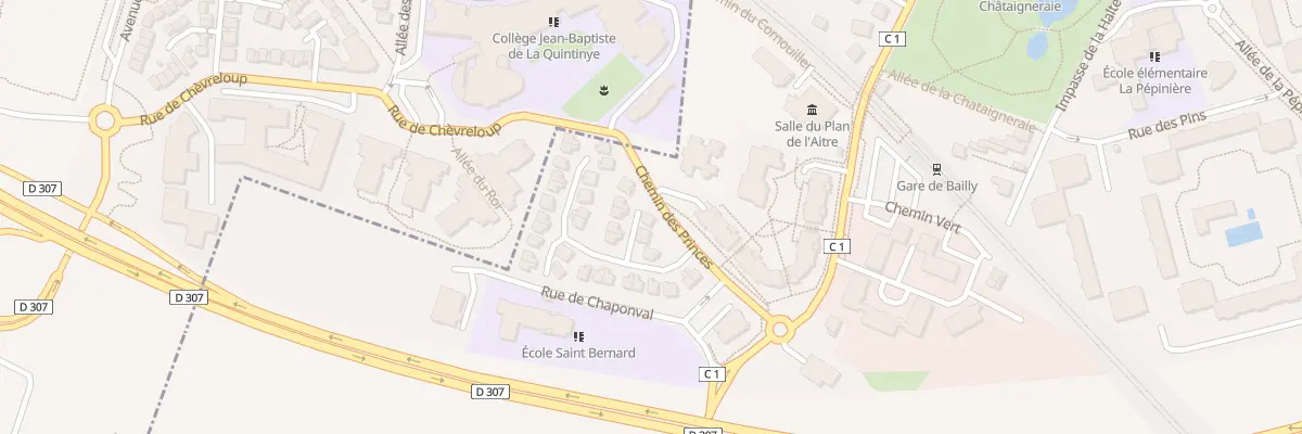 Plan du 6 Clos du Moustier à Bailly