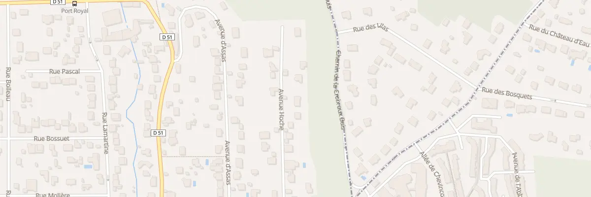 Plan du 44 Av Hoche à Saint-Rémy-lès-Chevreuse