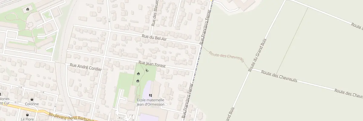Plan du 2T Rue Jean Forest à Saint-Cyr-l’École