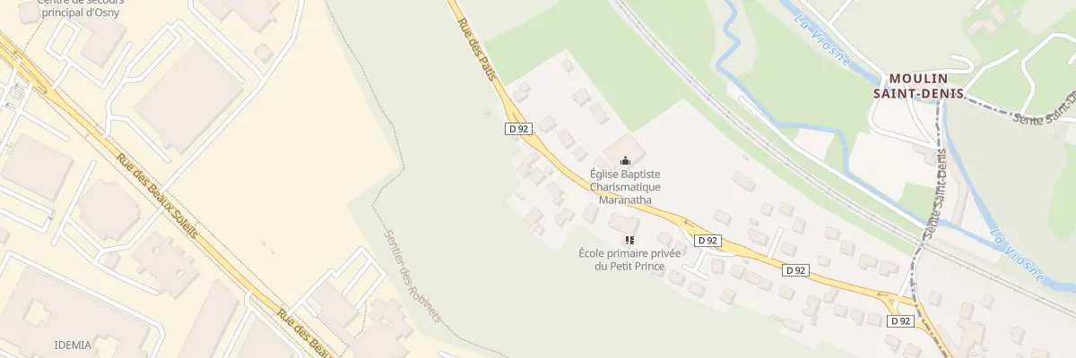 Plan du 23 Rue des Pâtis à Osny