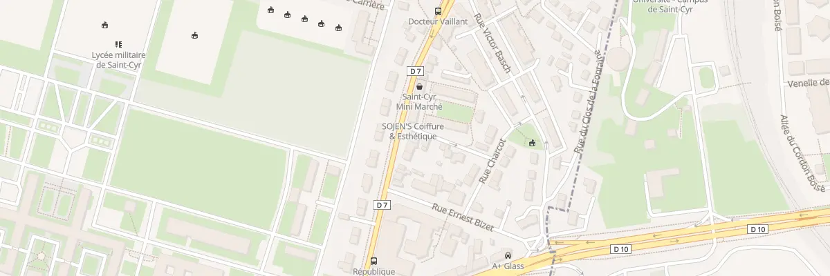 Plan du 30 Rue du Docteur Vaillant à Saint-Cyr-l’École