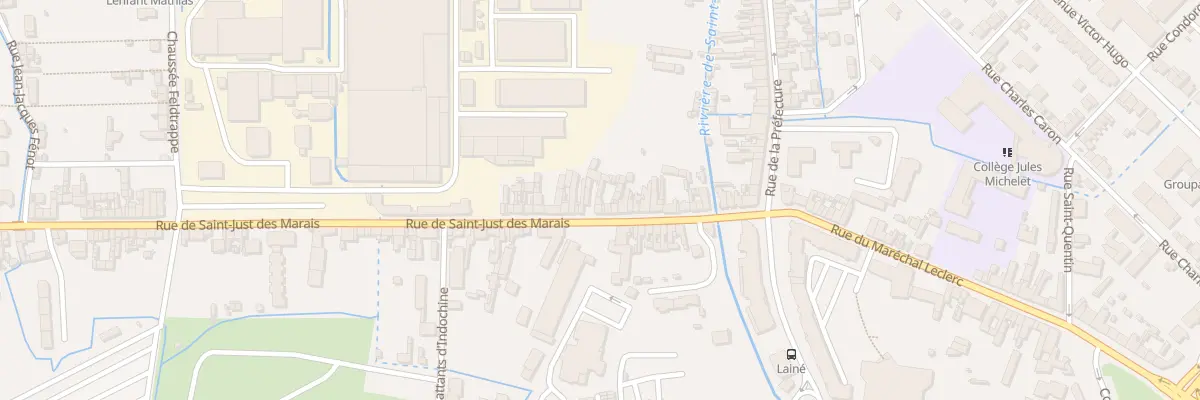 Plan du 36 Rue de Saint-Just des Marais à Beauvais